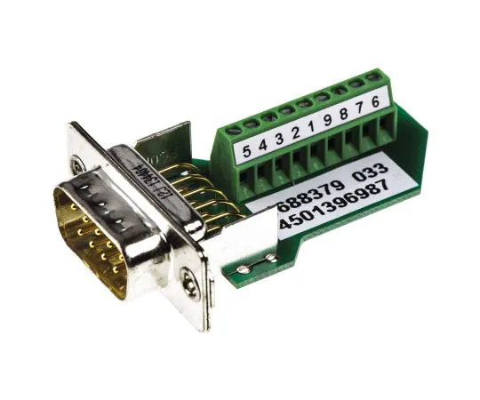 63-4831-22　Phoenix ContactVS-09Series 9 Way Straight Male Screw TerminalD-subConnector　1688379