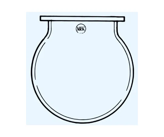 65-8675-41　Flask Round Separable for φ85 Port Inner Diameter φ85 mm 300 mL　246-300