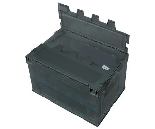 67-8018-10　Folding Container OC-50L, Lid Integrated OD Color with Lock　5LRFSOD