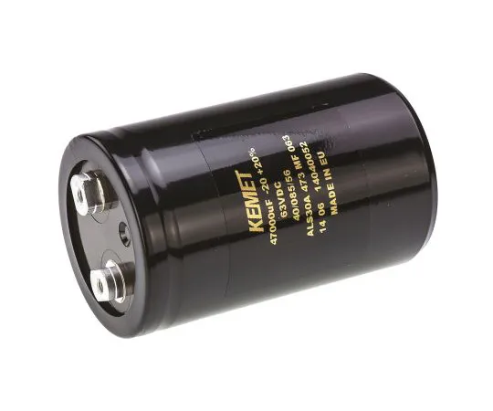 63-4778-12　凯美特47000μF63Vdc铝电解电容器，底盘安装66 x 105 mm+85°C 66 mm 105 mm　ALS30A473MF063
