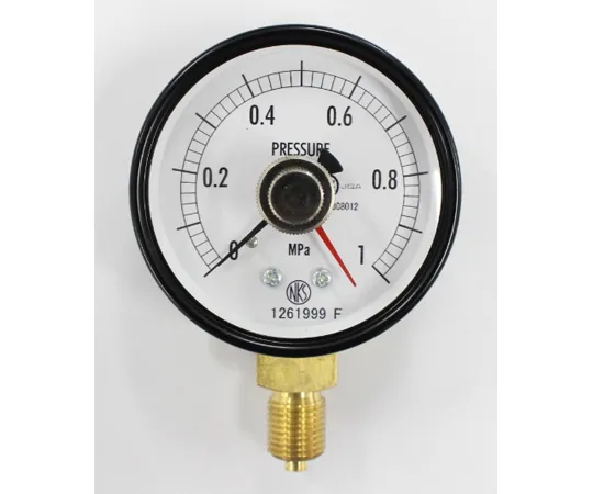 65-4268-86　Normal Pressure Gauge (Φ60) with Installation Needle Vertical A Frame 1 MPa　AA10-121