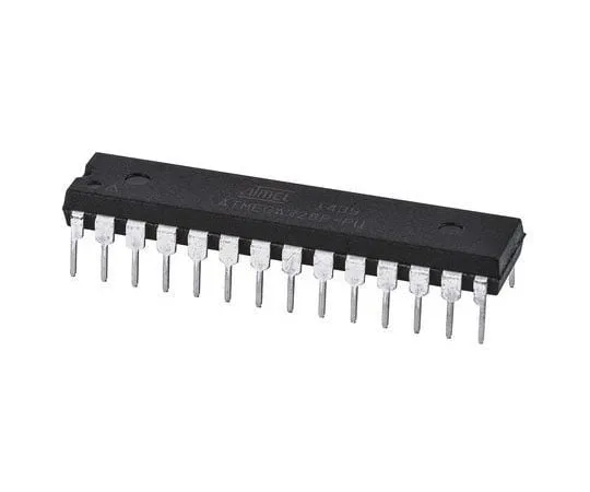 63-4683-84　微芯片技术ATMEGA328P-PU,8位AVR微控制器，20MHz, 32 kB闪存，28-PinPDIP　ATMEGA328P-PU