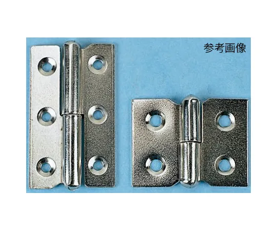63-4754-76　皮耐特镍镀层钢隐藏铰链与提升销左手形螺丝，30毫米x 40毫米x 1.2毫米　14-7-3391
