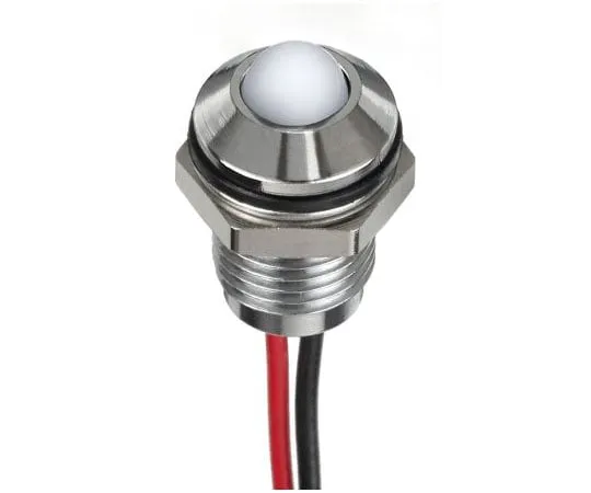 63-4684-75　RS PRO白色指示器，24 V直流，8毫米安装孔尺寸，导线终止，IP67　132-9112