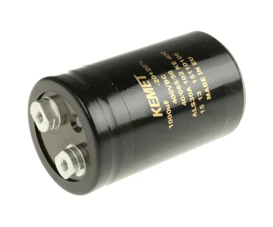 63-4778-24　凯美特1000μF400V直流铝电解电容器，底盘安装51 x 82 mm+85°C 51 mm 82 mm　ALS30A102KE400