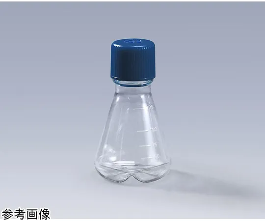 65-9407-23　Sterile Erlenmeyer Flask with Baffle 125 mL, PC Seal Cap 1 x 24 Pack　CELCUFG034125S