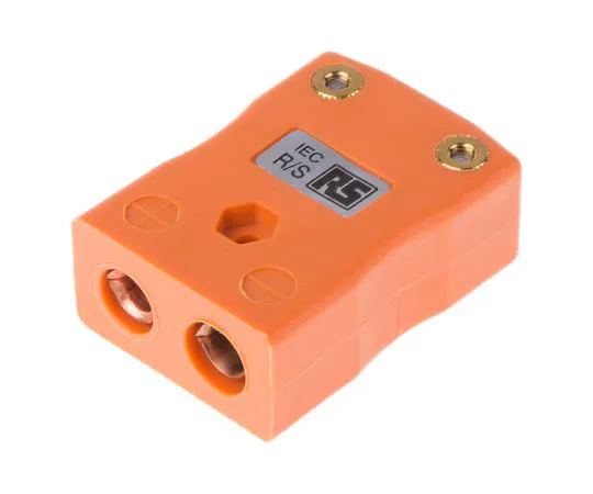 63-4773-57　RS PRO IEC标准快速线热电偶插座，适用于R/S热电偶类型R/S,标准热电偶类型　363-0064
