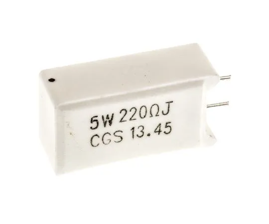 63-4724-08　TE连接性220Ω5 W金属薄膜固定电阻器±5%±300 ppm/°C　SQMR5220RJ