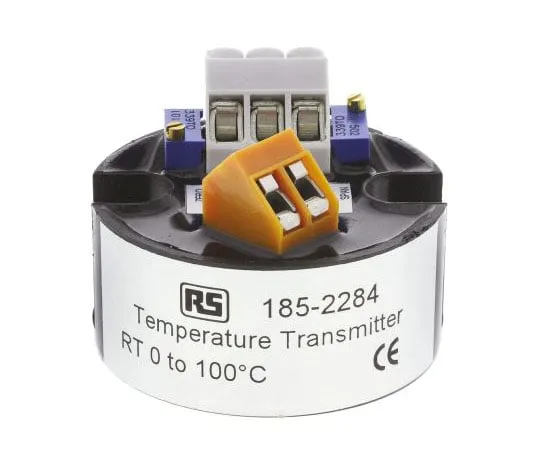 63-4718-01　PT100温度变送器，12→36 V直流，0→+100°C　185-2284
