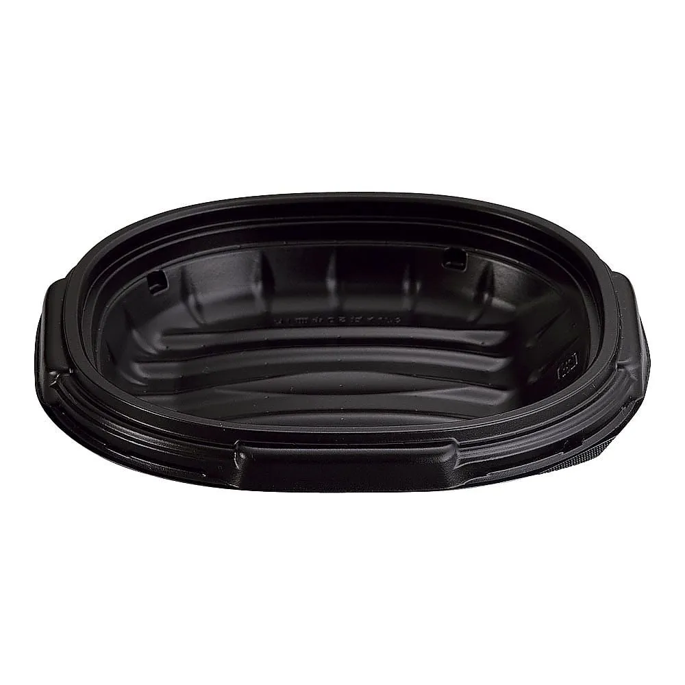 64-9287-57　Gourmet Rice Bowl 20 Black (50 Pieces) Medium Plate 1 K　GGL7402