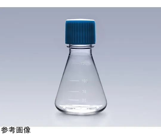 65-9407-07　Sterile Erlenmeyer Flask 125 mL PETG Seal Cap 1 x 24 Pack　CELCUFG030125S
