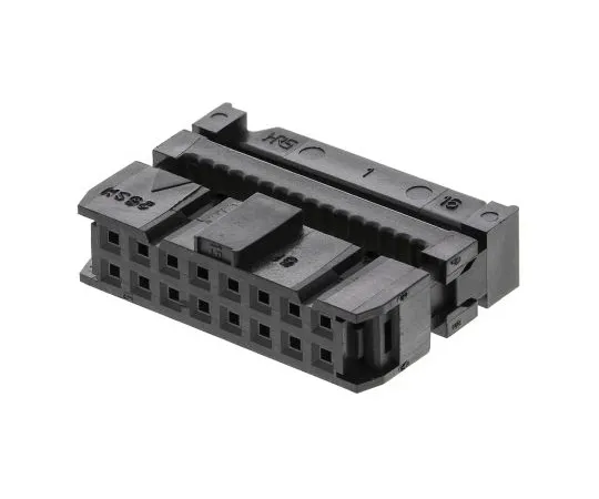 63-4763-93　用于电缆安装的广濑16路IDC连接器插座2列　HIF3BA-16D-2.54R