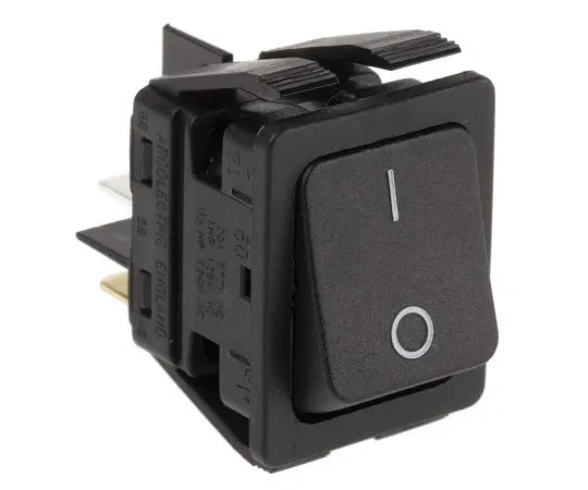 63-4777-01　Arcolectric Double Pole Single Throw (DPST) ，Latching Rocker开关面板安装　C6050ALAAC