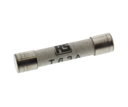 63-4744-72　RS Pro,6.3A陶瓷墨盒保险丝，6.3 x 32 mm,速度T　247-4059