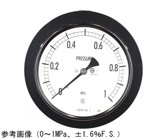 65-4280-61　Normal Pressure Gauge (Φ100) Embedded D Frame (Mounting Bracket) 0.1 MPa　AE15-133