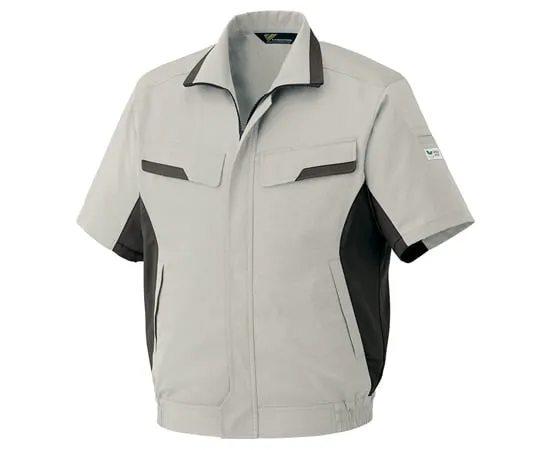 65-1277-35　工作服，VERDEXCEL短袖成对夹克银灰色x炭SSVES51-UE-SS　VES51-UE-SS