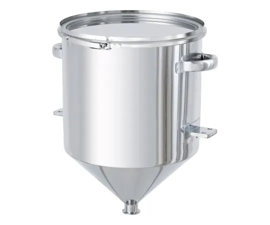 62-8612-77　Hopper Type Sealed Container (Band Type) with Bracket 35L　HT-CTL-BRK-36