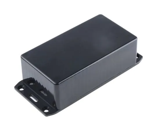 63-4831-37　Hammond 1591, ABS外壳，IP54,法兰，120 x 65 x 36 mm　1591CFLBK
