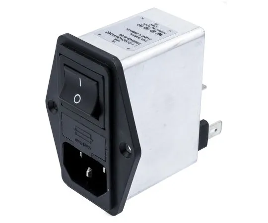 63-4798-89　公C14IEC过滤板安装5 x 20 mm, Faston,额定6 A, 250 V交流工作频率50→400 Hz　FN284B-6-06