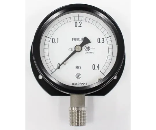 65-4296-35　Sealed Pressure Gauge (75Φ) Vertical B Frame 0.4 MPa　BC10-283