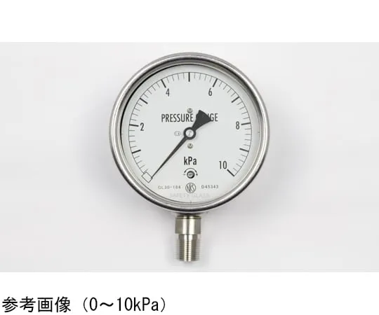 65-4319-22　Stainless Steel Case Microbarometer (100Φ) 10 kPa　GL30-184