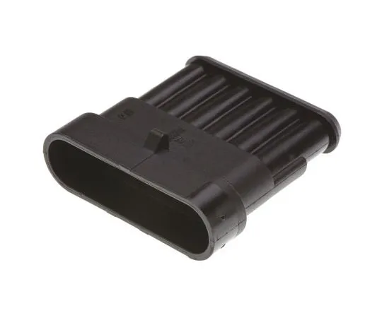 63-4760-56　TE Connectivity AMP Superseal 1.5 Male Connector Housing,6mm间距，6路，1列　282108-1
