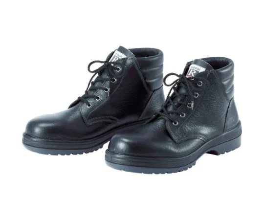 67-3124-97　JIS Certified Rubber Tech Rubber Sole Safety Shoes Medium Black Top 24.0 cm　RT920-24.0