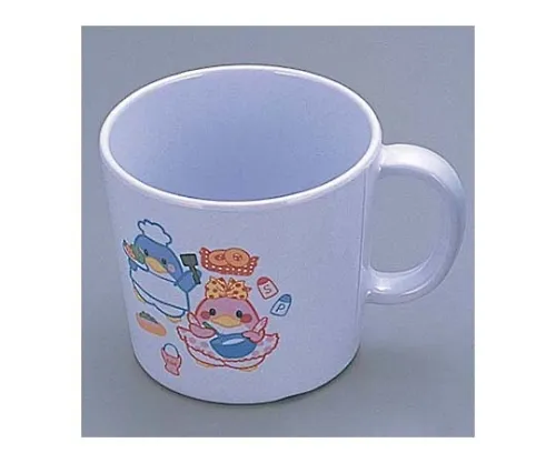 61-6837-90　Melamine Children's Tableware One-handed Cup (Large) BB-15　5453000