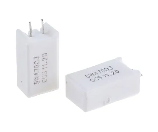 63-4724-09　TE连接性470Ω5 W金属薄膜固定电阻器±5%±300 ppm/°C　SQMR5470RJ