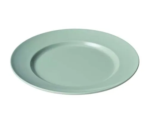 61-6836-31　Melamine Chinese Tableware Flat Plate 9 inch CS-21 celadon plain　2423600