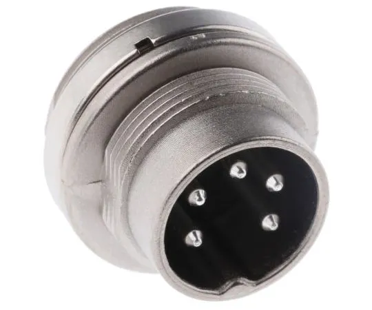 63-4698-69　氨酚C091D系列，5极丁插头，5 A, 300 V交流/直流IP67　C091-31W005-1002