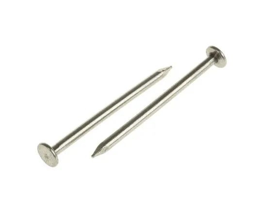 63-4778-96　RS PRO亮钢圆钉;40 mm x 2.36 mm;500 g包　385-0000