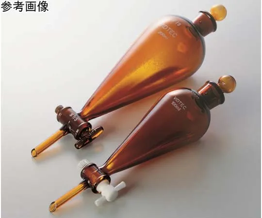 65-6844-47　Conical Funnel Separatory Thickness Type Brown 50 mL G Cock　2123-01