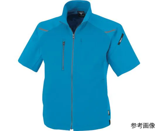 65-8405-19 Short Sleeve Blouson Blue 3L 1811-40-3L
