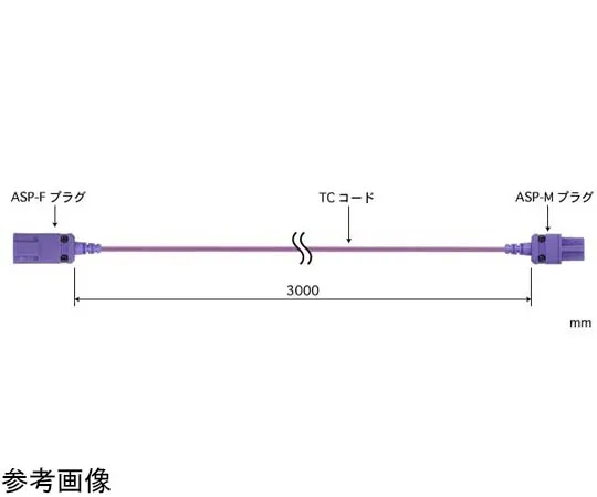 65-3531-99 Extension Cord for Thermocouple Compensation Wire XX Series Terminal ASP-F Terminal (Sensor Receiving Side): ASP-F E Type XX-0101E-TC03