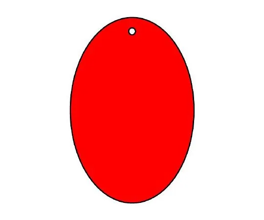 62-6154-12 Plain Plate Red Oval Type 5-Piece Set 886-44