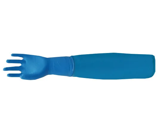 4-1297-01　［Discontinued］Model Lobe Nitrile Oil Resistant Medium Thick (with Blue Arm Cover) M　No.370