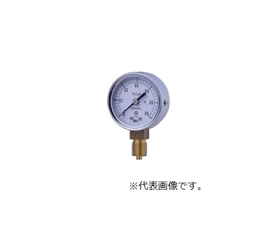 65-3594-90　KOT Small Pressure Gauge Type A Φ50 G1/4 0~0.1MPA　AT14-500.1MPA