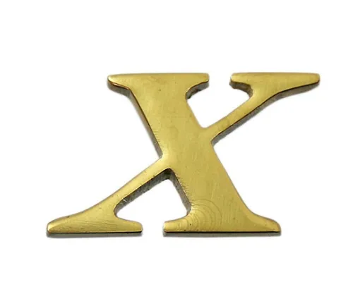 61-7430-74 黄铜金字元大字元X QL20-X