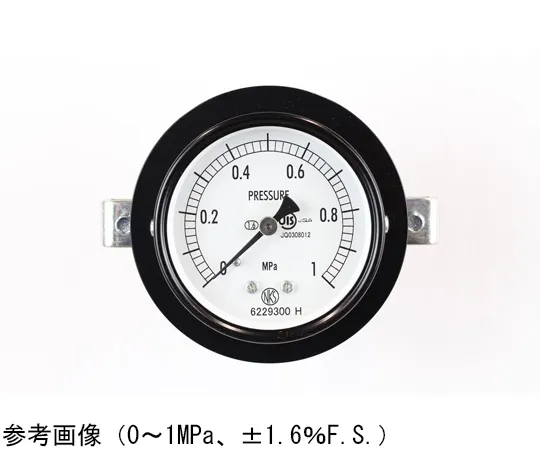 65-4271-18　Normal Pressure Gauge (Φ60) Embedded D Frame (Mounting Bracket) 0.16 MPa　AA15-123