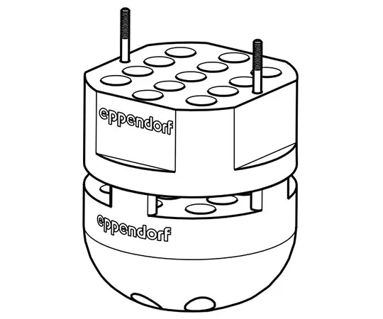 63-8460-75　适用于1.5/2.0毫升管的适配器，适用于S-4x400　5910 708.009