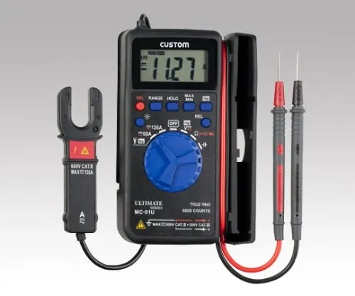 1-3230-01　［已停用］带夹具的数字万用表　MC-01U