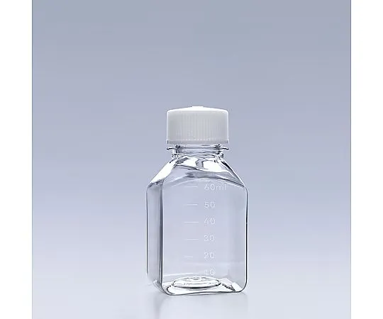 68-0778-89　Sterile Media Bottle Individually Packaged PETG 60 mL 24 Pieces x 8 Bags　CELCUFG0800060S