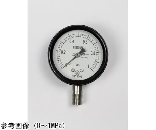 65-4293-19　Sealed Pressure Gauge (60Φ) Vertical A Frame 0.16 MPa　BA10-173