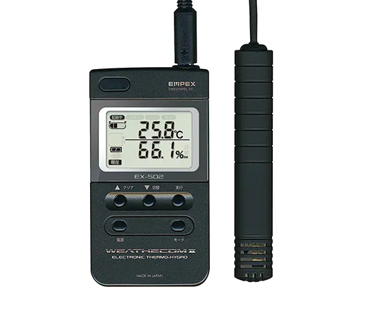 2-2740-31-57　High Performance Digital Temperature and Hygrometer (Weathercom II) with Chinese Calibration Certificate　EX-502