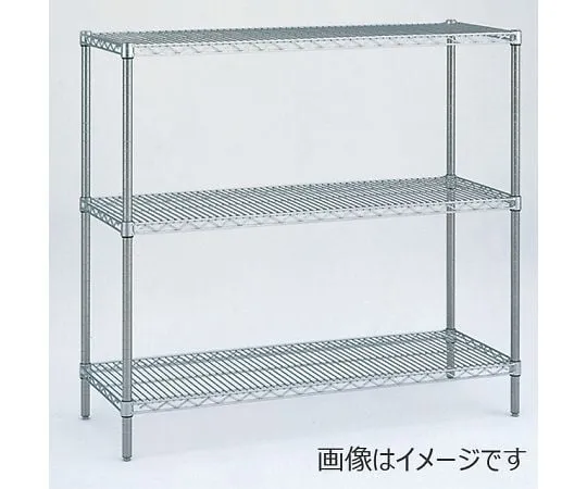 64-3488-58　不锈钢埃雷克塔架W 1518 x D 613 x H 1384mm (P) 3级带DB　SLS1520P1390W3