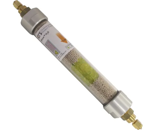 67-9258-74　CRS Gas Purification Filter SPureTM (with Indicator) H2O 88cc Brass 1/8"　202238-B