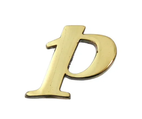 61-7430-92 黄铜金字小字P QS20-P