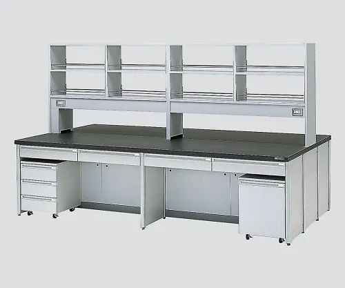 3-3818-01　［已停用］中央实验室带抽屉的工作台，带单元的框架类型，带面对面凹槽1800 x 1200 x 800/1800　HDOD-1812