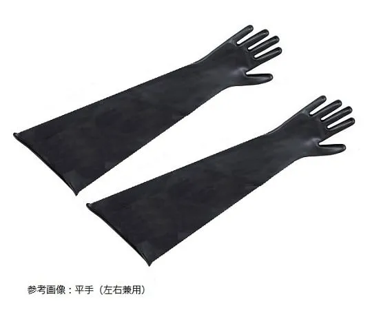 62-9845-87　［已停用］手套盒G 0.4 mm黑色平手手套 (#400 A)